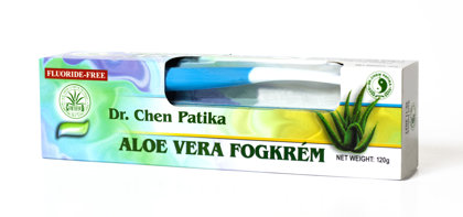 Toothpaste and toothbrush with aloe Vera 