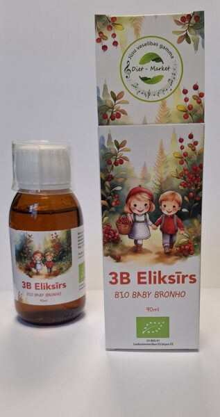 3 B eliksīrs BIO Baby Bronho 90 ml